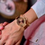 ساعت مچی زنانه چرمی برند ویکتور