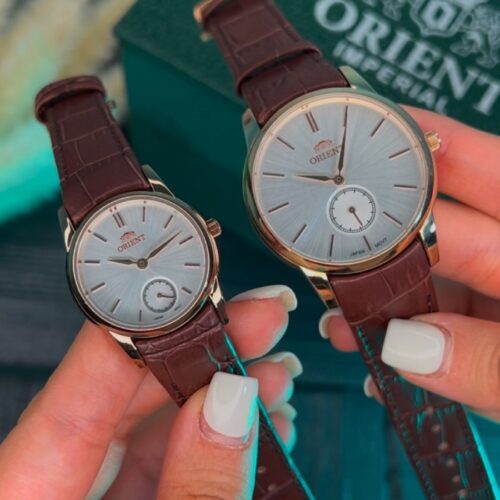 ست مردانه زنانه بند چرمی اورینت orient